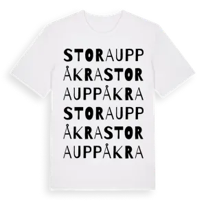 Stora Uppåkra ordlek t-shirt – ekologisk bomull t-shirt från Pinshirt