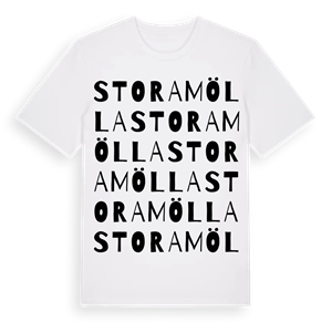 Storamölla ordlek t-shirt – ekologisk bomull t-shirt från Pinshirt