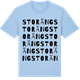 Blue Soul t-shirt med Storäng ordlek t-shirt