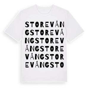 Storevång ordlek t-shirt – ekologisk bomull t-shirt från Pinshirt
