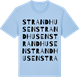 Blue Soul t-shirt med Strandhusen ordlek t-shirt