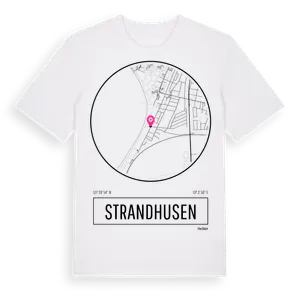 Strandhusen t-shirt – ekologisk bomull t-shirt från Pinshirt