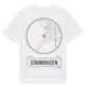White t-shirt med Strandhusen t-shirt