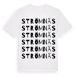 Strömnäs ordlek t-shirt – ekologisk bomull t-shirt från Pinshirt