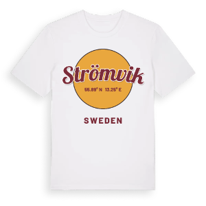 Strömvik cirkel t-shirt – ekologisk bomull t-shirt från Pinshirt