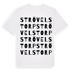Strövelstorp ordlek t-shirt – ekologisk bomull t-shirt från Pinshirt