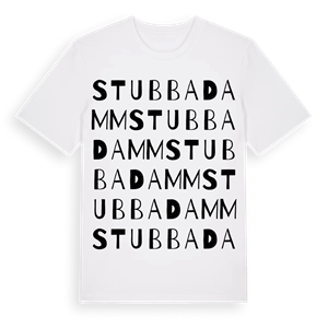Stubbadamm ordlek t-shirt – ekologisk bomull t-shirt från Pinshirt