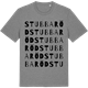 Mid Heather Gray t-shirt med Stubbaröd ordlek t-shirt