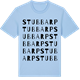 Blue Soul t-shirt med Stubbarp ordlek t-shirt