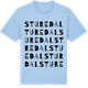 Blue Soul t-shirt med Sturedal ordlek t-shirt