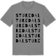 Mid Heather Gray t-shirt med Sturedal ordlek t-shirt