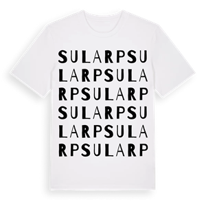 Sularp ordlek t-shirt – ekologisk bomull t-shirt från Pinshirt