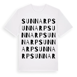 Sunnarp ordlek t-shirt – ekologisk bomull t-shirt från Pinshirt