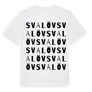 Svalöv ordlek t-shirt – ekologisk bomull t-shirt från Pinshirt