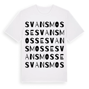 Svans mosse ordlek t-shirt – ekologisk bomull t-shirt från Pinshirt