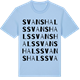 Blue Soul t-shirt med Svanshals ordlek t-shirt