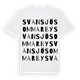 Svansjö sommarby ordlek t-shirt