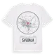 White t-shirt med Svedala t-shirt