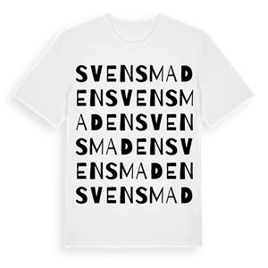 Svensmaden ordlek t-shirt – ekologisk bomull t-shirt från Pinshirt