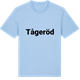 Blue Soul t-shirt med Tågeröd fetstil t-shirt