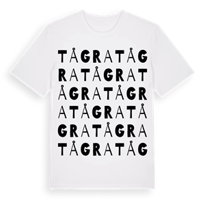 Tågra ordlek t-shirt – ekologisk bomull t-shirt från Pinshirt