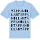 Blue Soul t-shirt med Täppamöllan ordlek t-shirt
