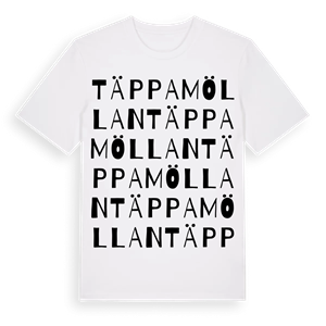Täppamöllan ordlek t-shirt – ekologisk bomull t-shirt från Pinshirt