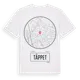 White t-shirt med Täppet t-shirt