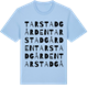 Blue Soul t-shirt med Tarstadgården ordlek t-shirt