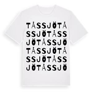 Tåssjö ordlek t-shirt – ekologisk bomull t-shirt från Pinshirt