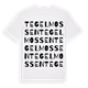 Tegelmossen ordlek t-shirt