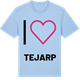 Blue Soul t-shirt med Jag älskar Tejarp t-shirt stort tryck