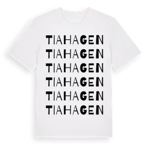 Tiahagen ordlek t-shirt – ekologisk bomull t-shirt från Pinshirt