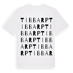 Tibbarp ordlek t-shirt – ekologisk bomull t-shirt från Pinshirt