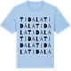 Blue Soul t-shirt med Tidala ordlek t-shirt