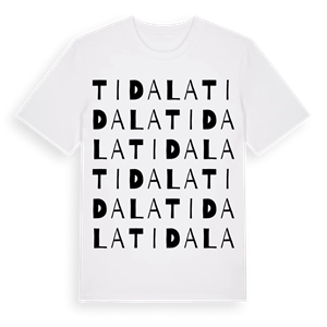 Tidala ordlek t-shirt – ekologisk bomull t-shirt från Pinshirt