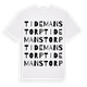 Tidemanstorp ordlek t-shirt