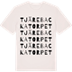 Vintage White t-shirt med Tjärebackatorpet ordlek t-shirt