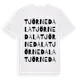 White t-shirt med Tjörnedala ordlek t-shirt