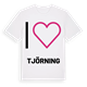 Jag älskar Tjörning t-shirt stort tryck