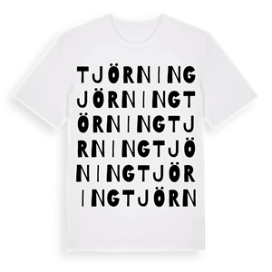 Tjörning ordlek t-shirt – ekologisk bomull t-shirt från Pinshirt