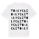 Toalycke ordlek t-shirt