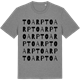Mid Heather Gray t-shirt med Toarp ordlek t-shirt