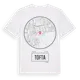 White t-shirt med Tofta t-shirt