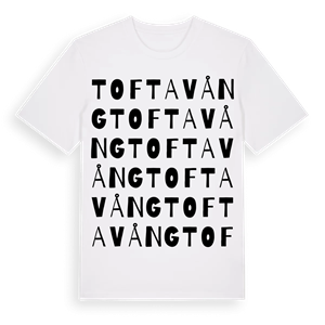 Tofta vång ordlek t-shirt – ekologisk bomull t-shirt från Pinshirt