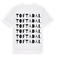 Toftadal ordlek t-shirt