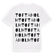 Toftaholm ordlek t-shirt