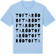 Blue Soul t-shirt med Toftaröd ordlek t-shirt