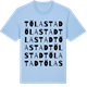 Blue Soul t-shirt med Tölastad ordlek t-shirt