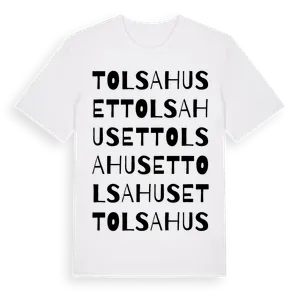 Tolsahuset ordlek t-shirt – ekologisk bomull t-shirt från Pinshirt